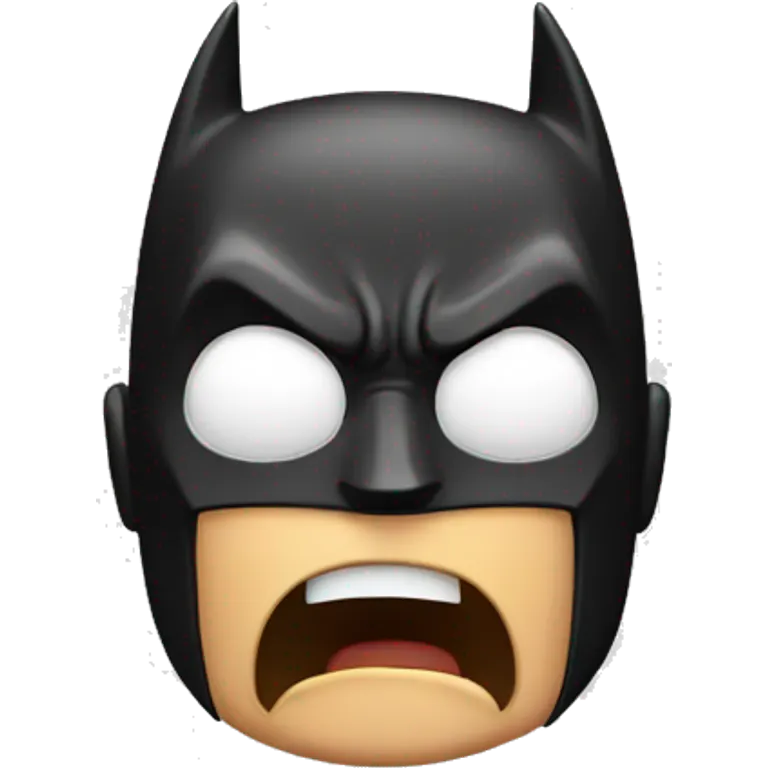 batman shocked with hands on face emoji