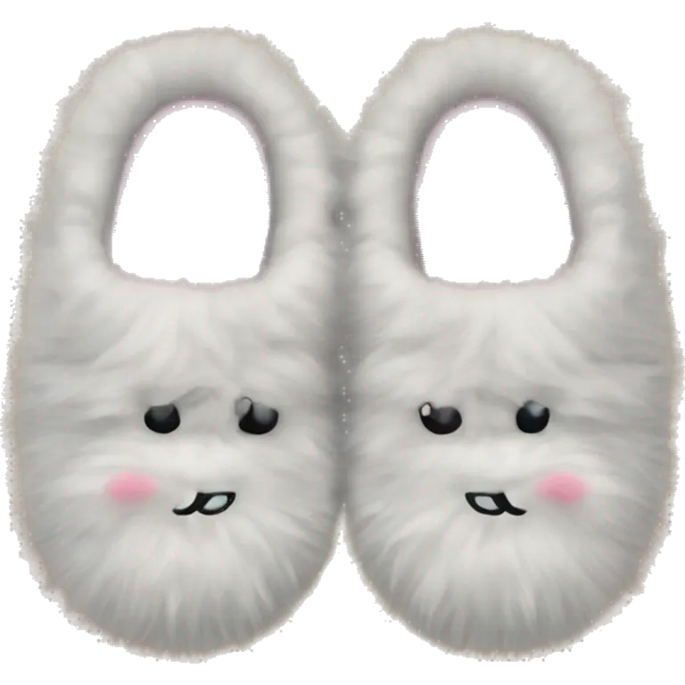 fluffy slippers emoji