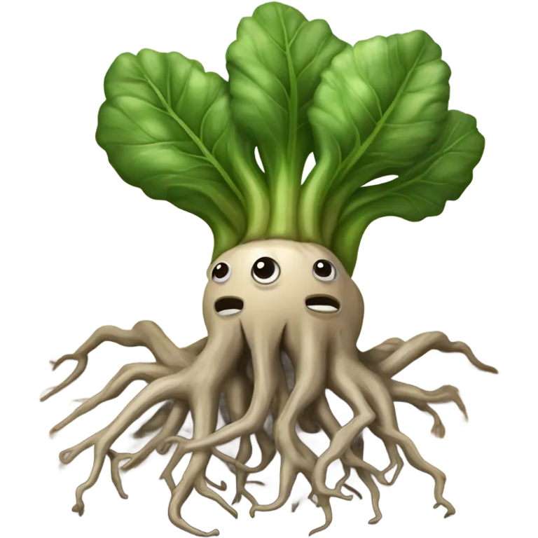 mandrake root emoji