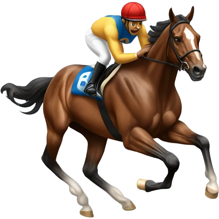 horse racing horse emoji