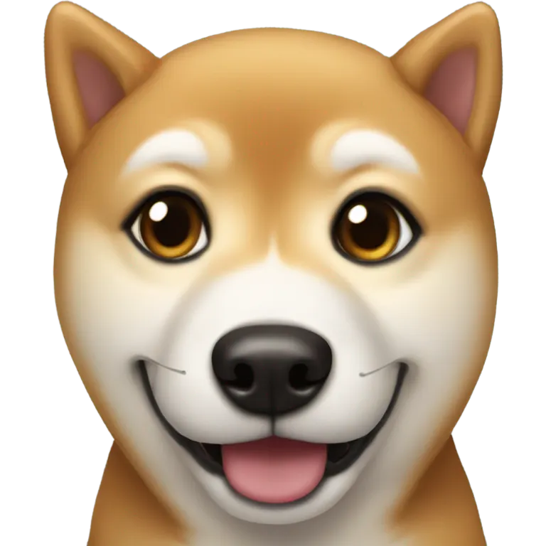 shiba inu looking at viewer emoji