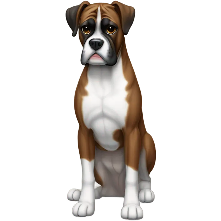 Brindle Boxer emoji