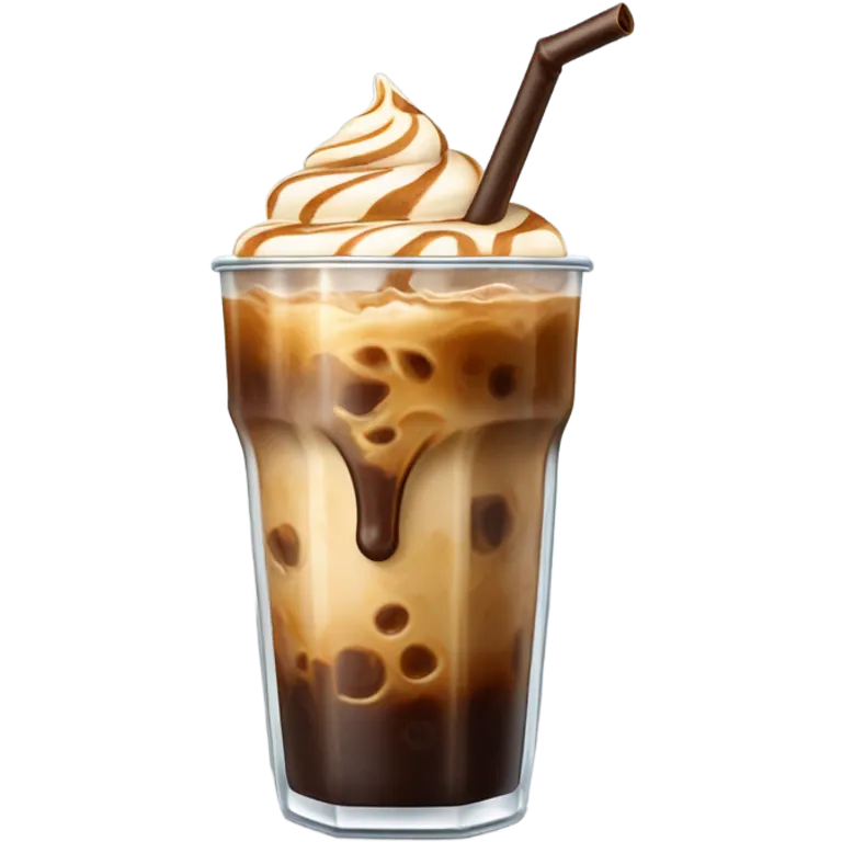 Iced coffee emoji