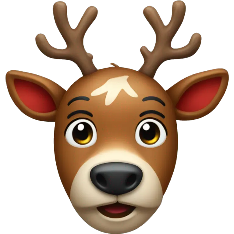 Red Nosed Reindeer emoji
