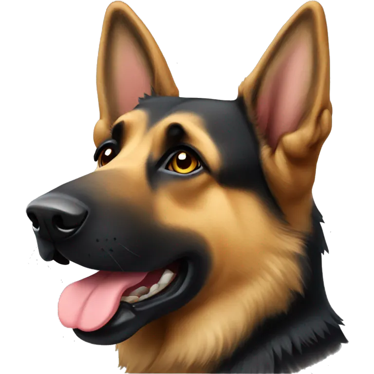 German shepherd dog emoji