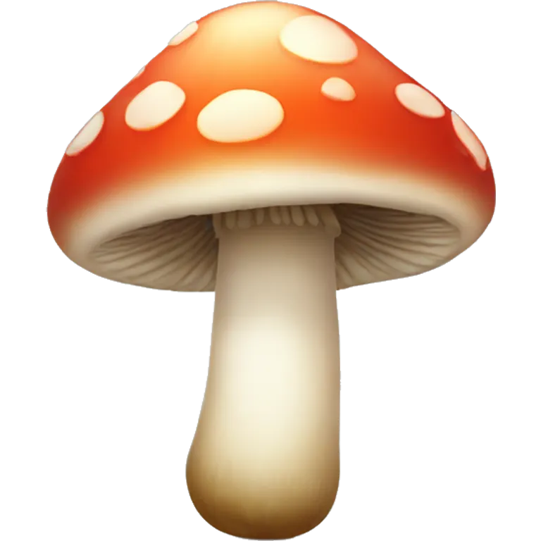 Mushroom in love emoji