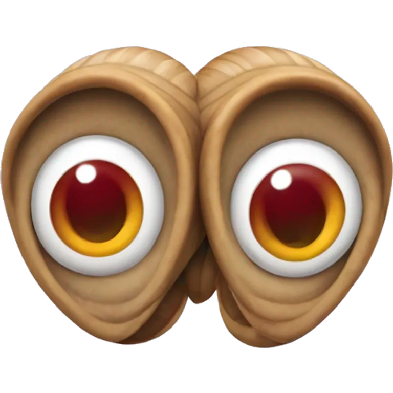 Caracol con corazones en los ojos emoji