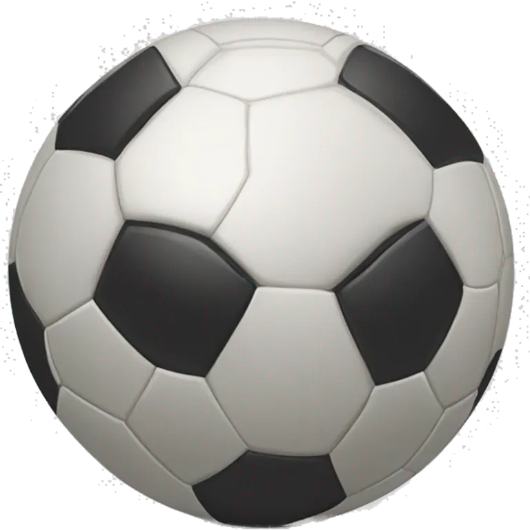 Emoji de una pelota de futbol con cara triste emoji