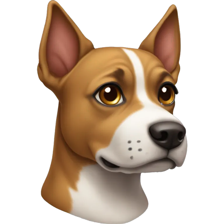 Vira lata caramelo cão emoji