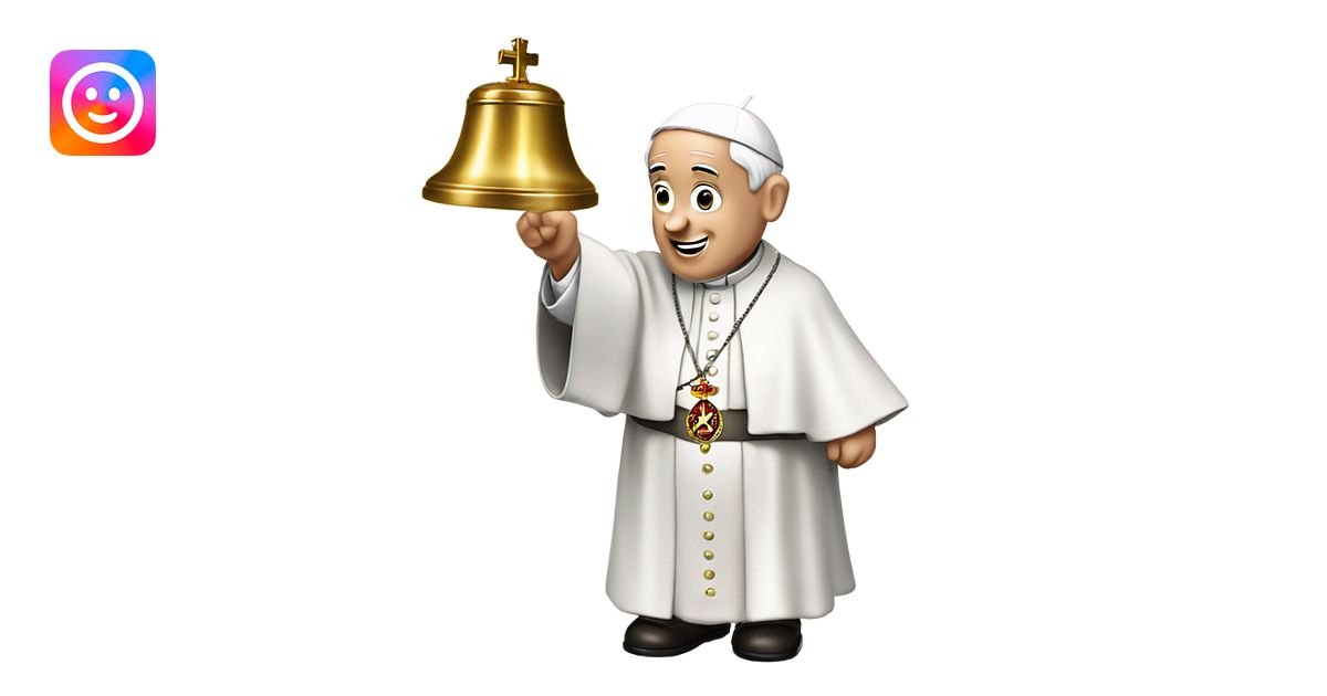 pope francis ringing bell emoji | AI Emoji Generator