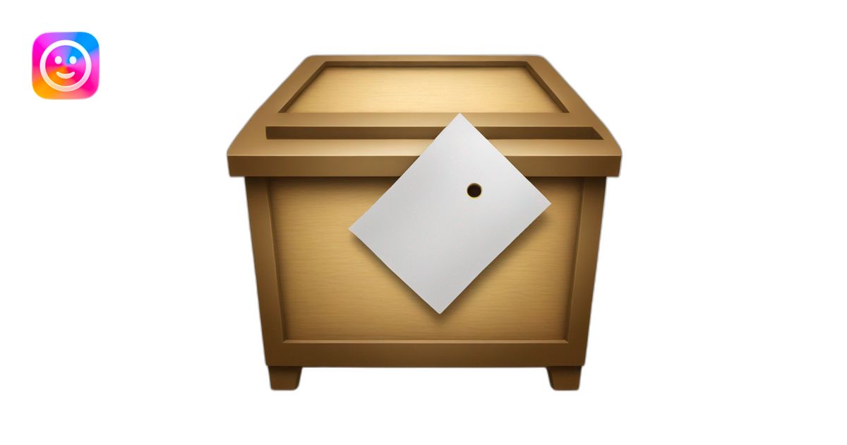 Ballot box emoji | AI Emoji Generator