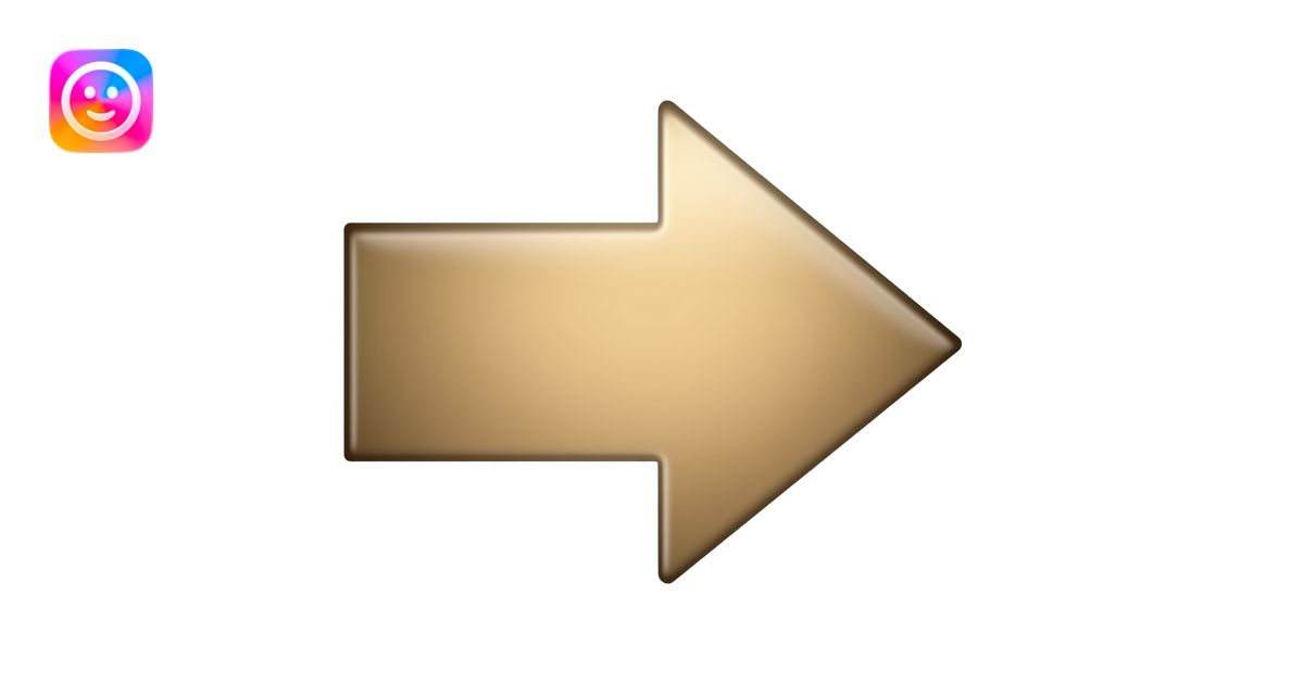 right arrow emoji | AI Emoji Generator