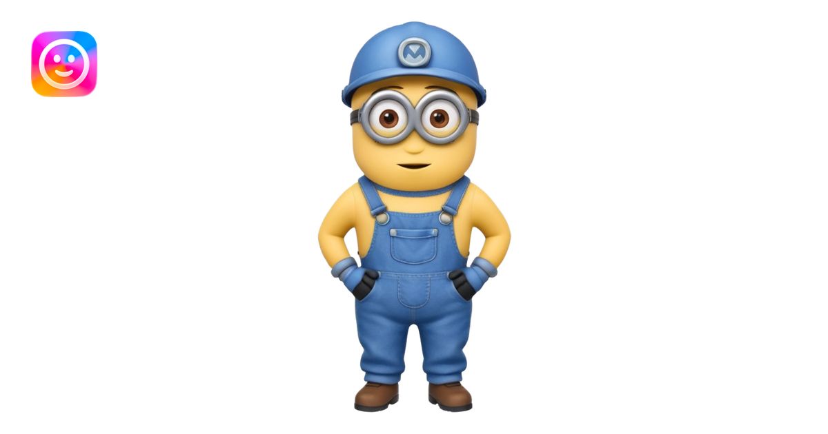 blue skin minion emoji | AI Emoji Generator
