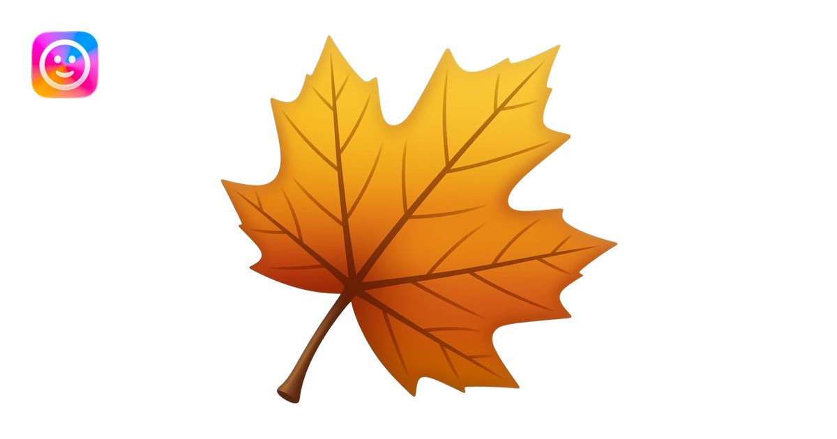 Autumn leaves emoji | AI Emoji Generator