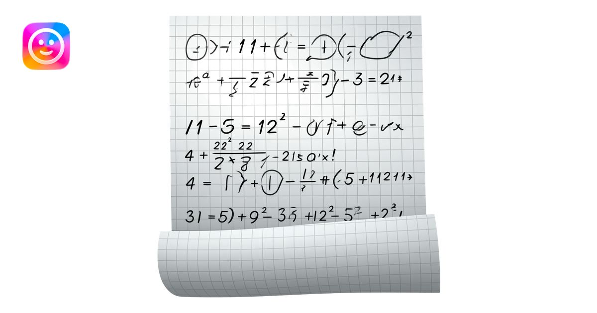 math paper emoji | AI Emoji Generator