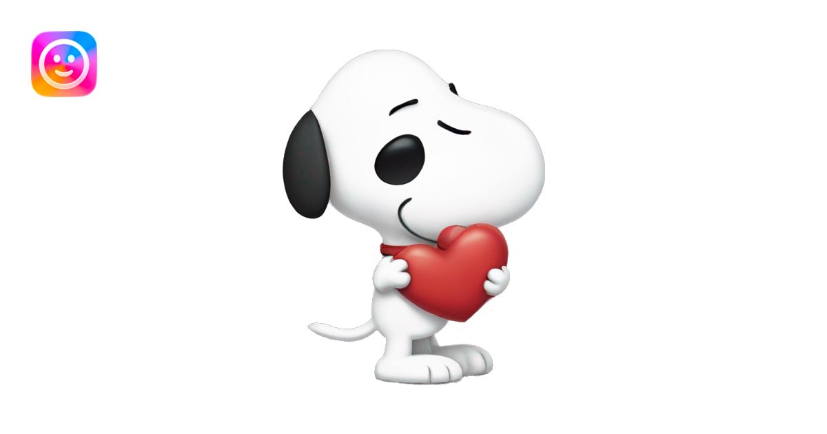 Snoopy From Peanuts Fighting Hello Kitty emoji | AI Emoji Generator