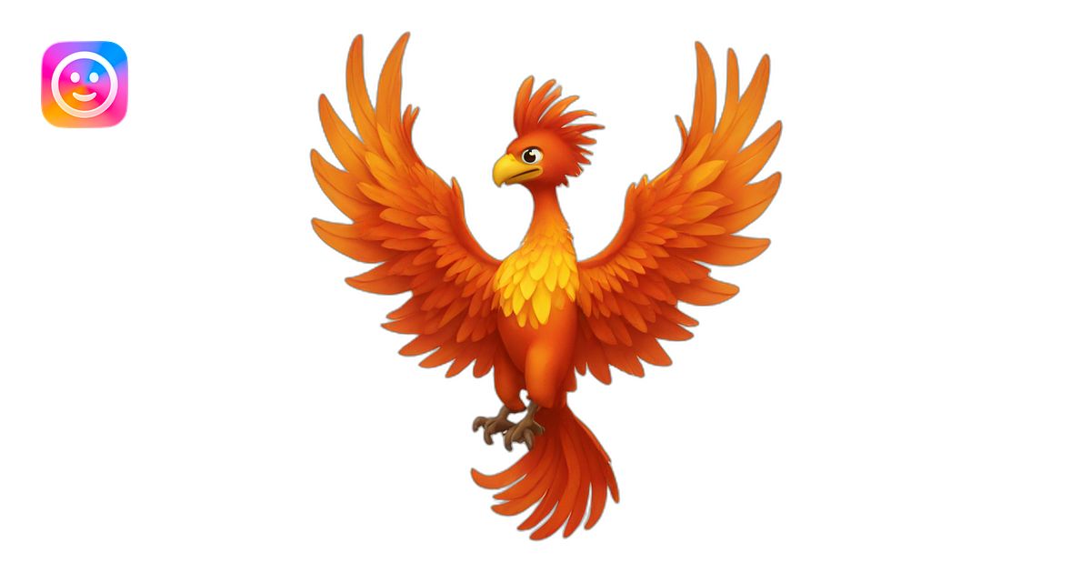 Phoenix emoji | AI Emoji Generator