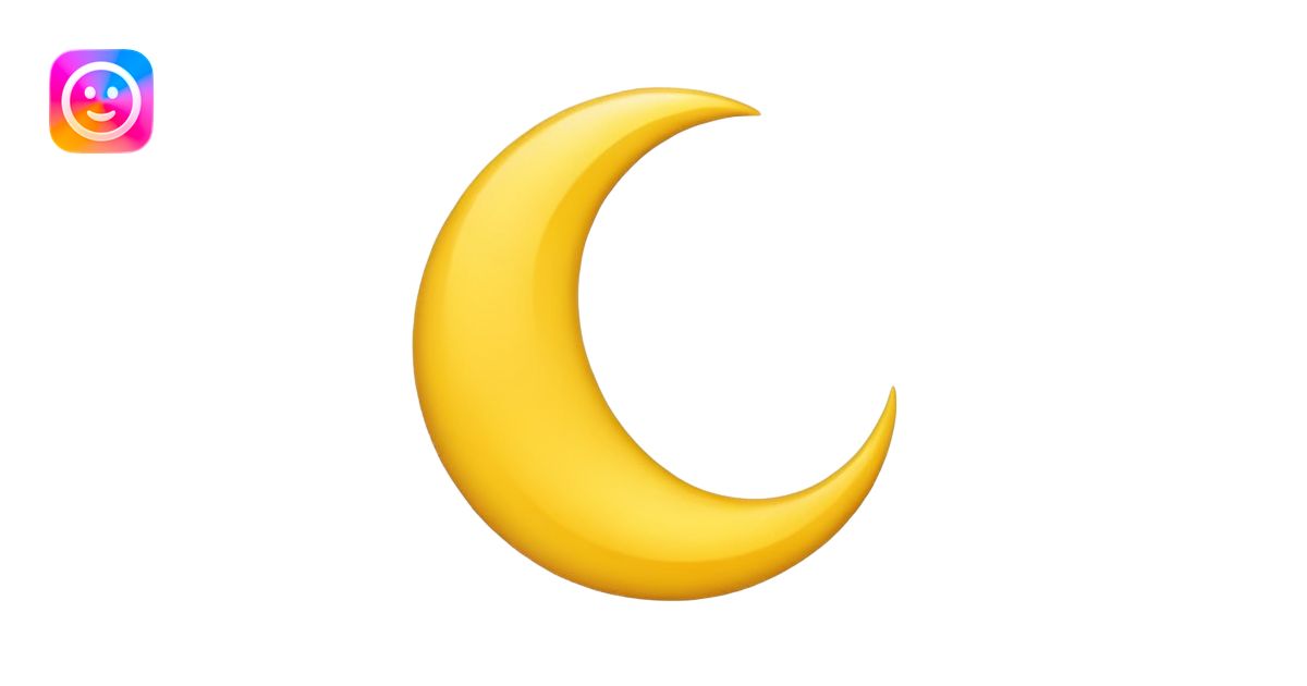 crescent moon emoji | AI Emoji Generator