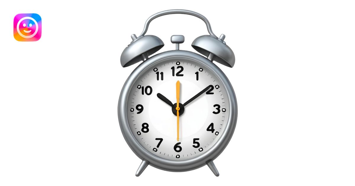 ringing alarm clock on the nightstand emoji | AI Emoji Generator