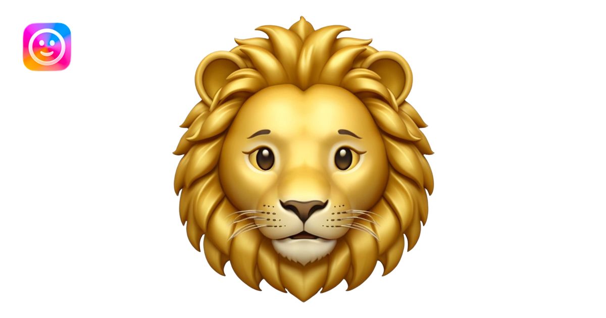 a lion emoji 3d emoji | AI Emoji Generator