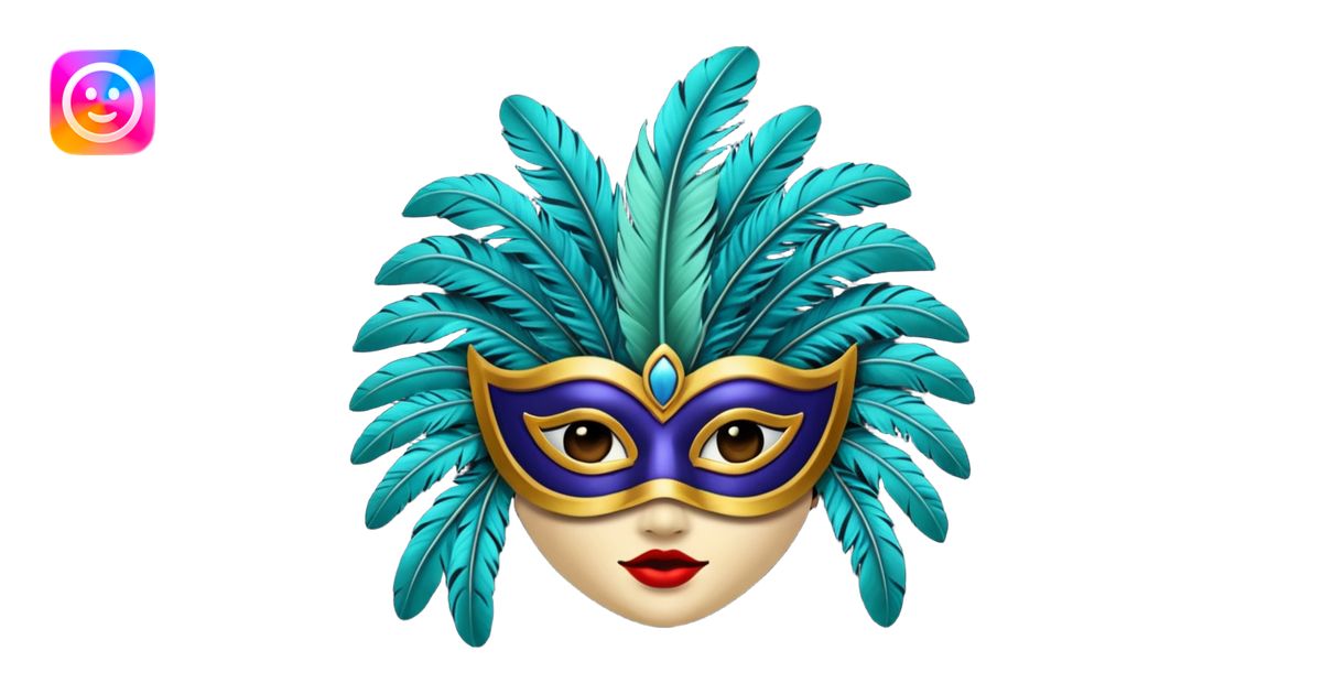 feather mask emoji | AI Emoji Generator