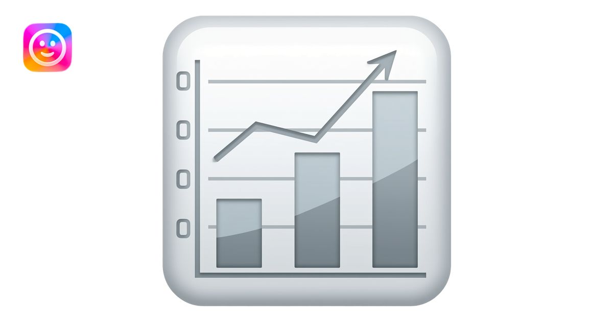 Bar Chart Icon emoji | AI Emoji Generator