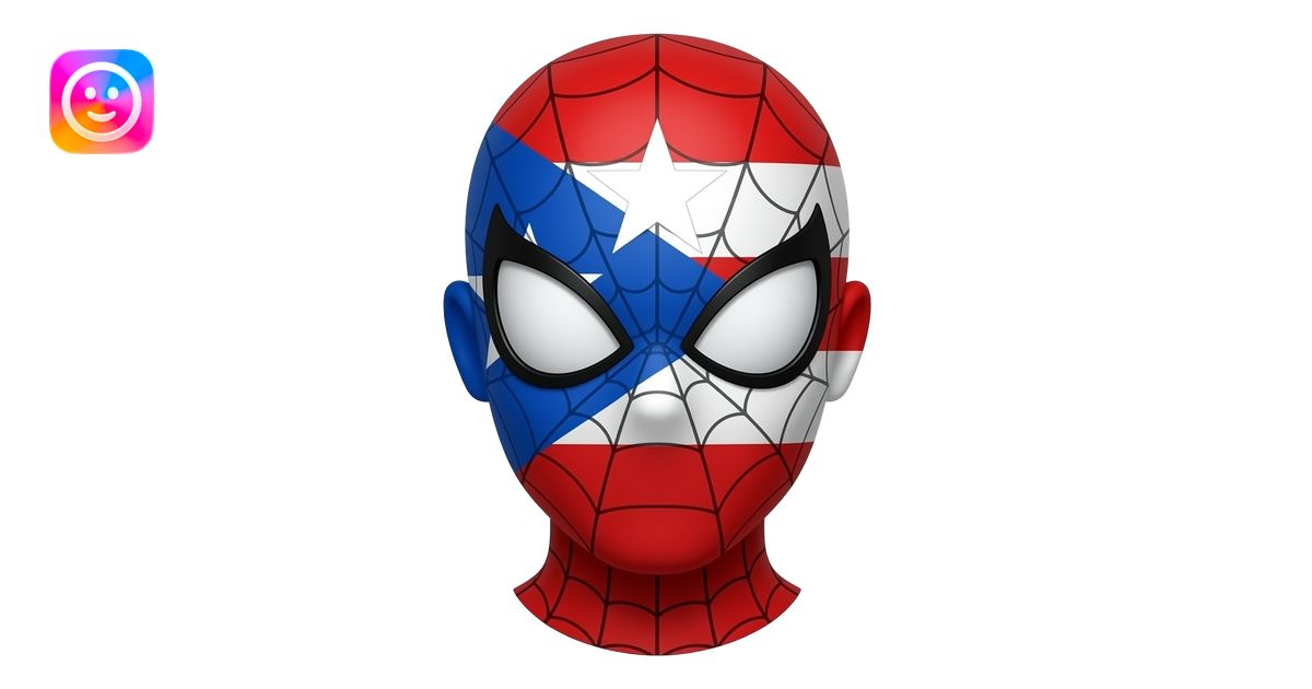 puerto rican spiderman make his mask Puerto Rican colors and put a ...