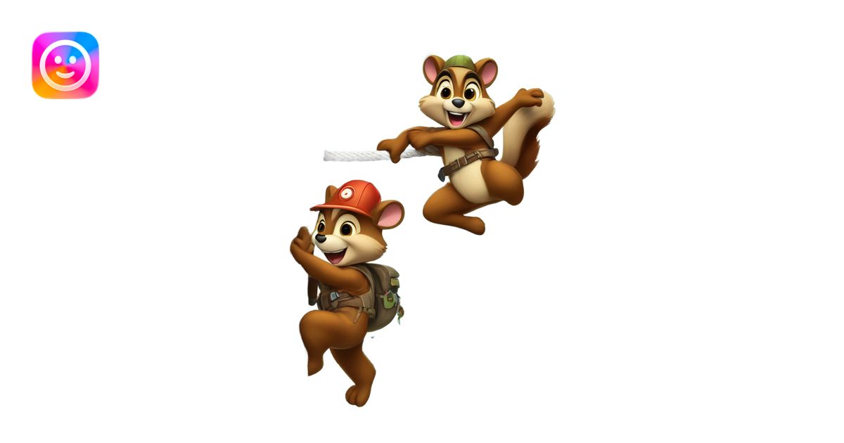 ranger rescue chip dale emoji | AI Emoji Generator