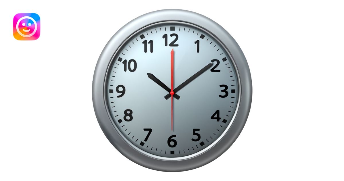 Clock it emoji | AI Emoji Generator
