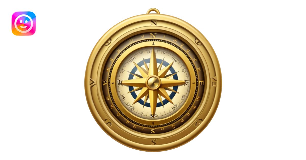 compass emoji | AI Emoji Generator