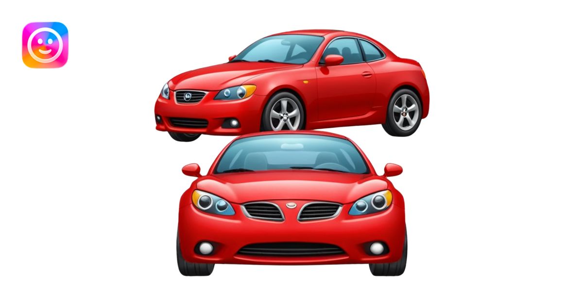 a red car emoji | AI Emoji Generator