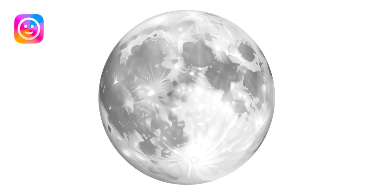 full moon emoji | AI Emoji Generator