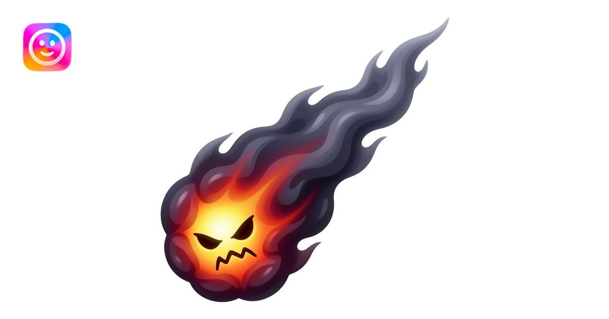 Doom Comet emoji | AI Emoji Generator