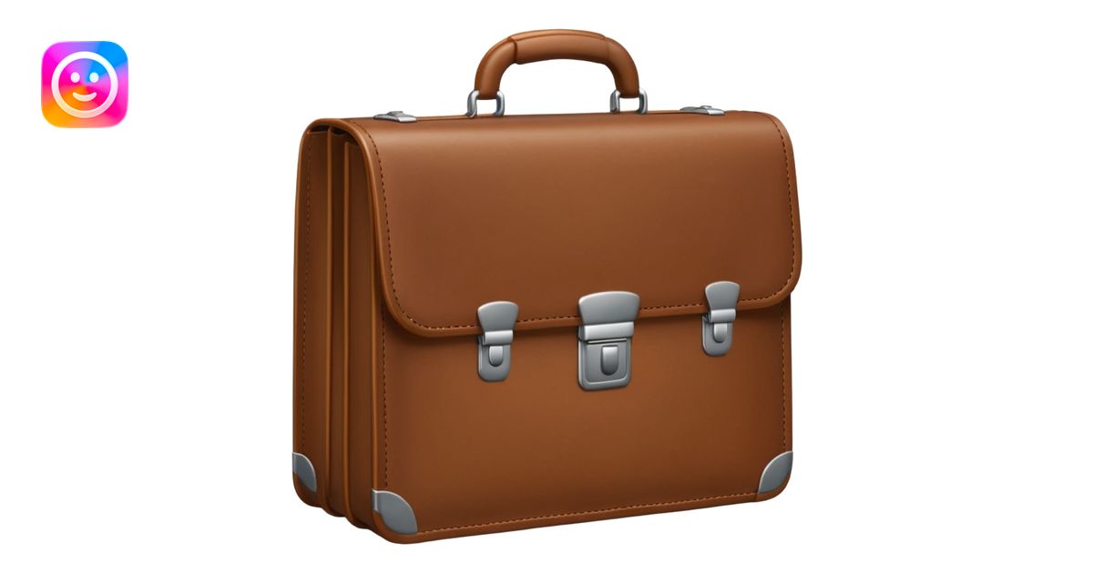briefcase symbolizing a career emoji emoji | AI Emoji Generator