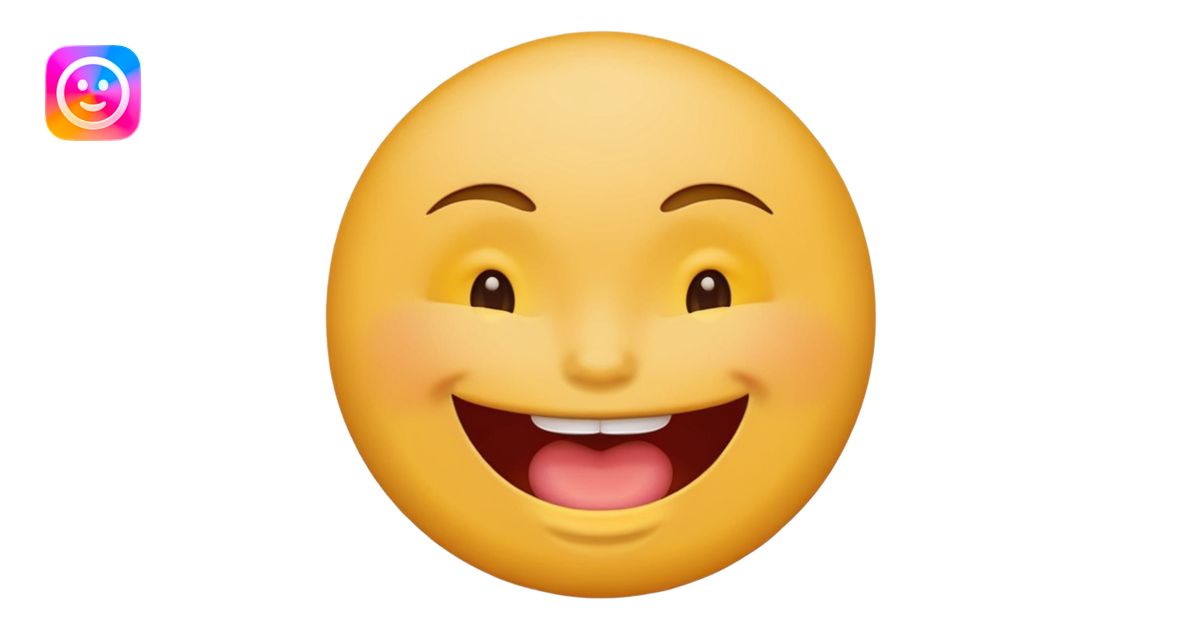 yellow circle emoji biting lip winking classic emoji style emoji | AI ...