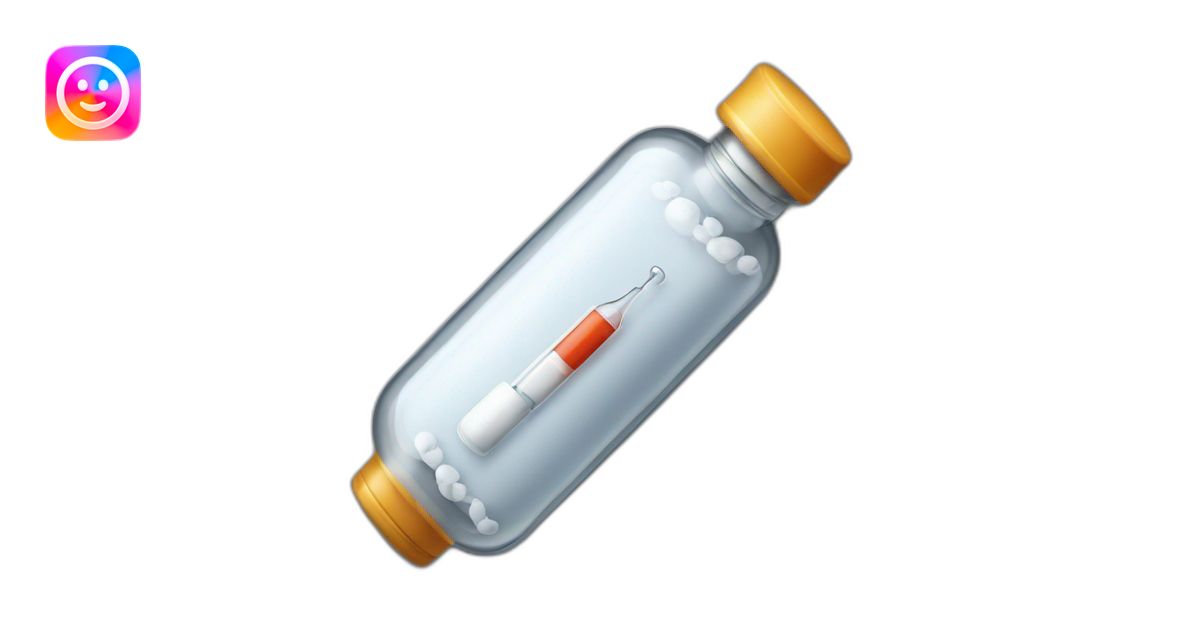 Insulin vial emoji | AI Emoji Generator