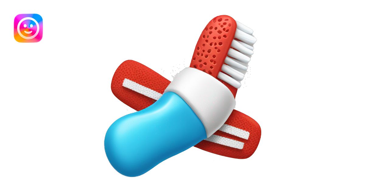 toothbrush with boxing gloves emoji | AI Emoji Generator