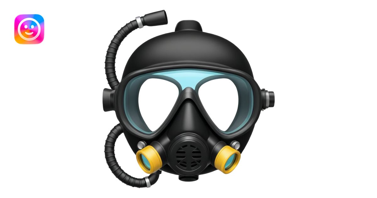 scuba diving oxygen mask emoji | AI Emoji Generator
