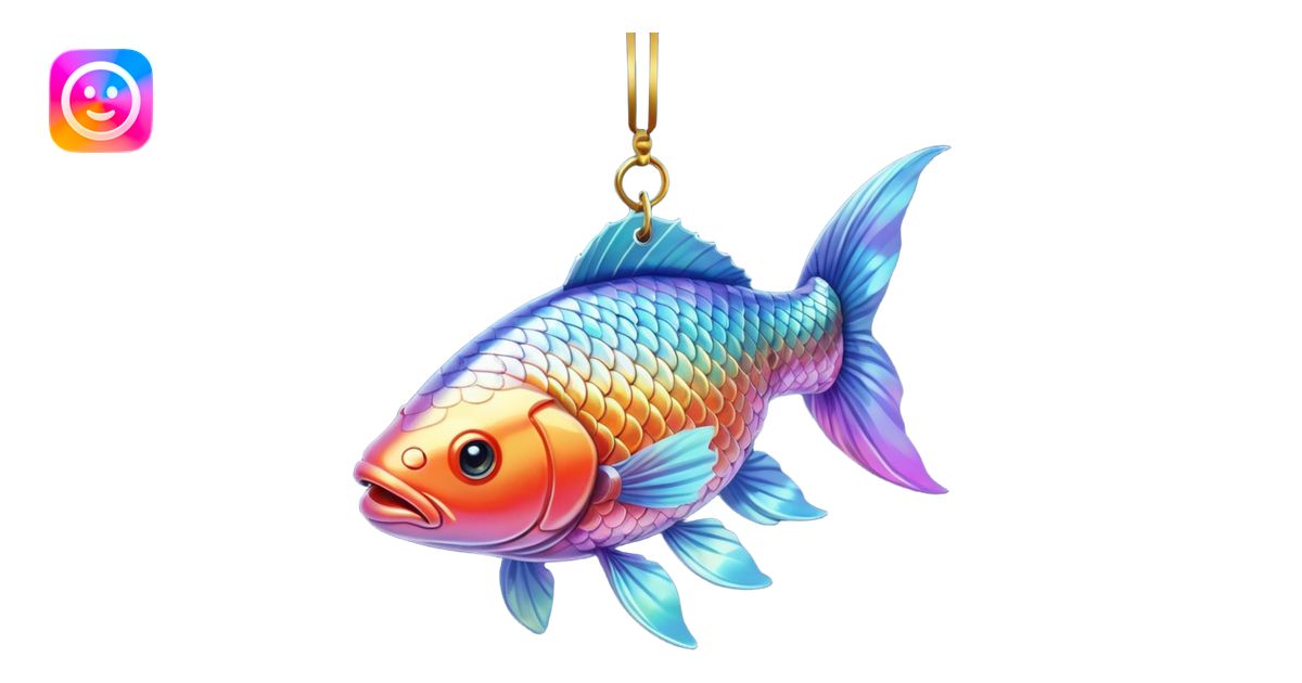 streamer carp hanging emoji | AI Emoji Generator