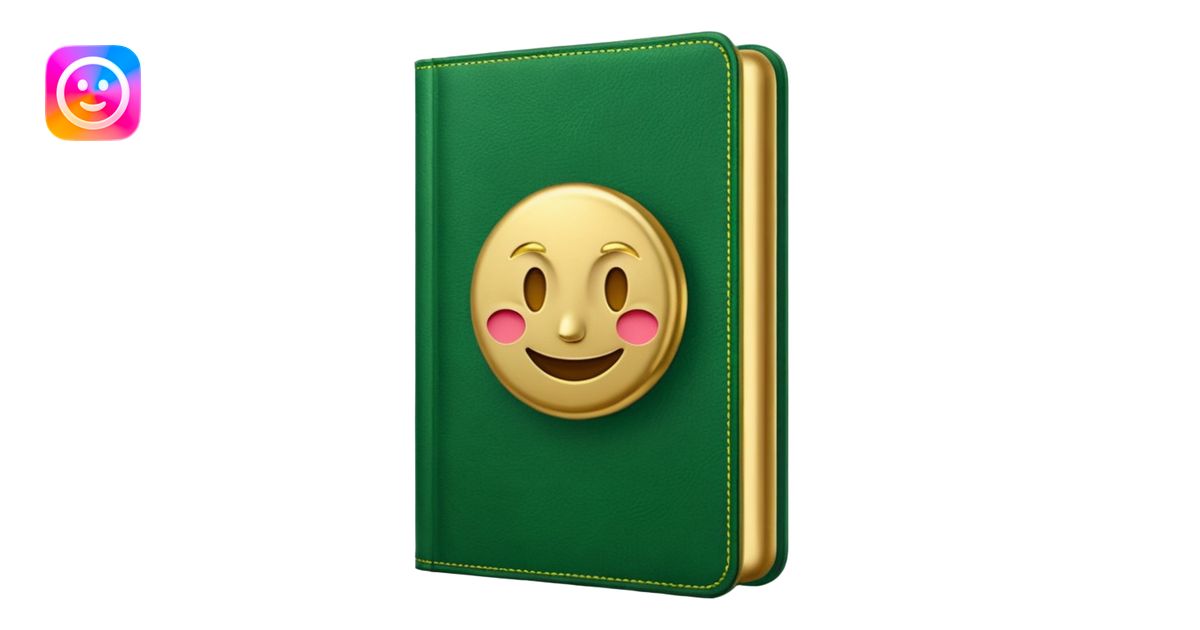 emoji green book emoji | AI Emoji Generator
