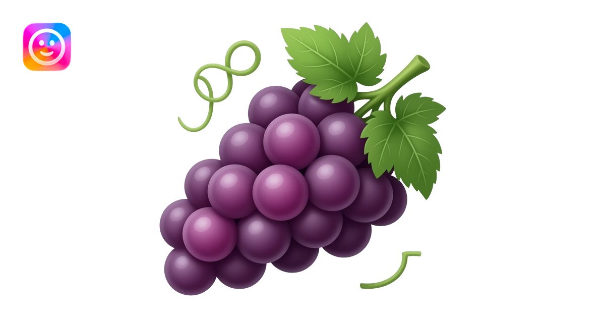 grapes emoji | AI Emoji Generator