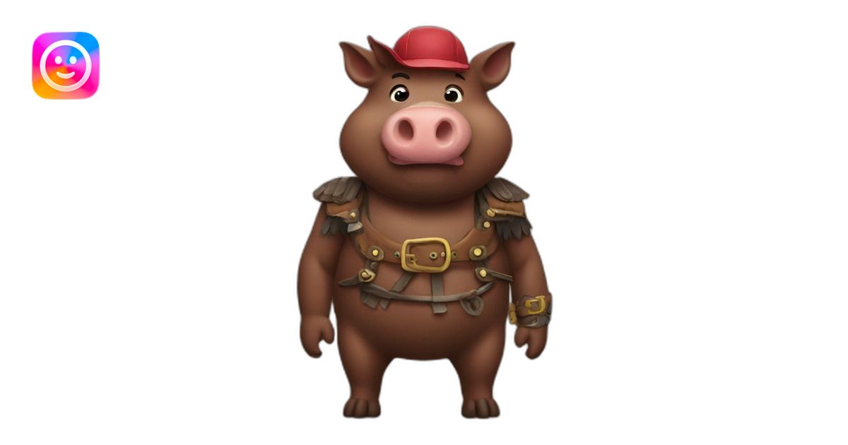 Hog rider emoji | AI Emoji Generator