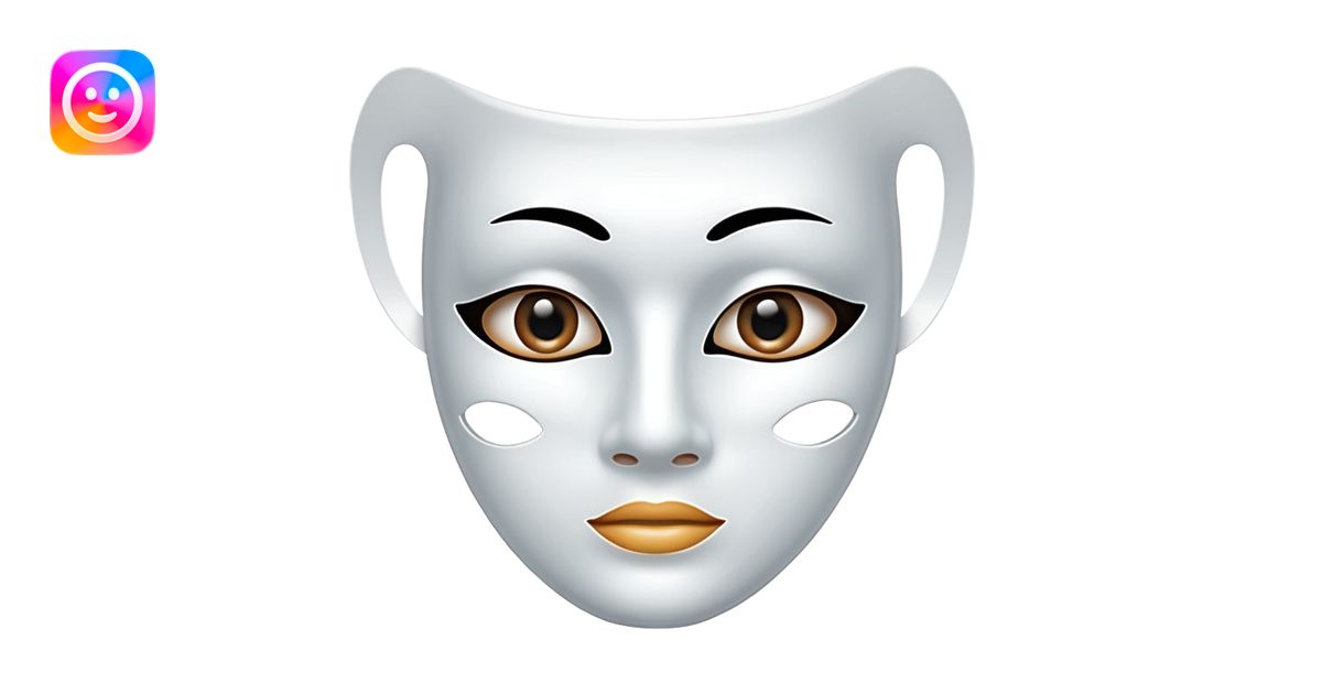 a sheet of white mask pack for face skincare beauty, transpalent holes ...