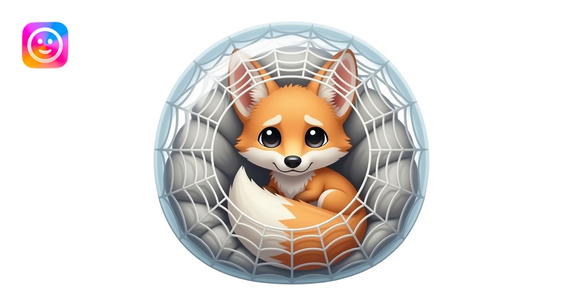 #DAA06D fennec fox worried cocooned pod #FFFEED covered with #FFFEED ...