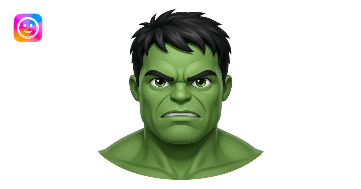 THE HULK emoji | AI Emoji Generator