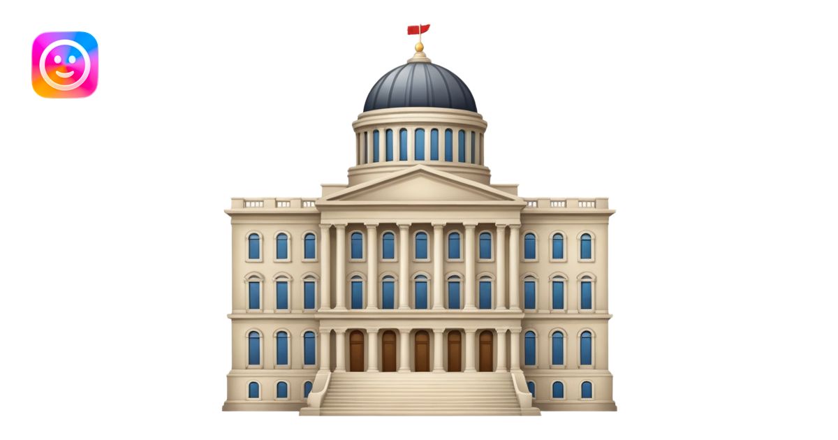 edificio gubernamental estatal emoji | AI Emoji Generator