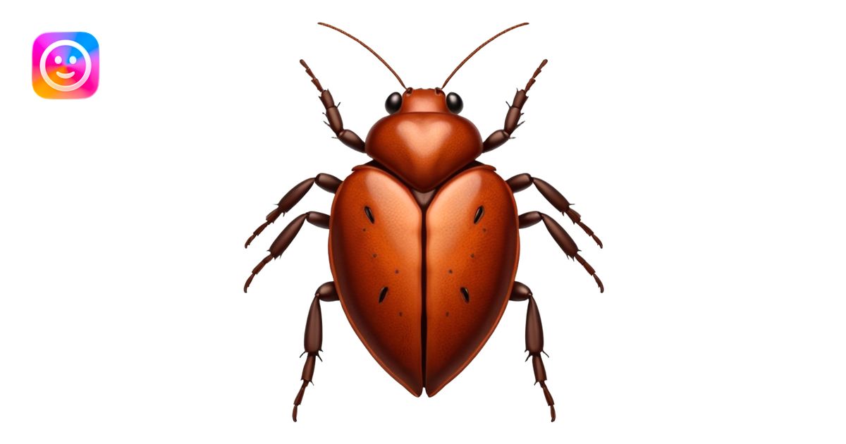 a heart themed around cockroaches emoji | AI Emoji Generator
