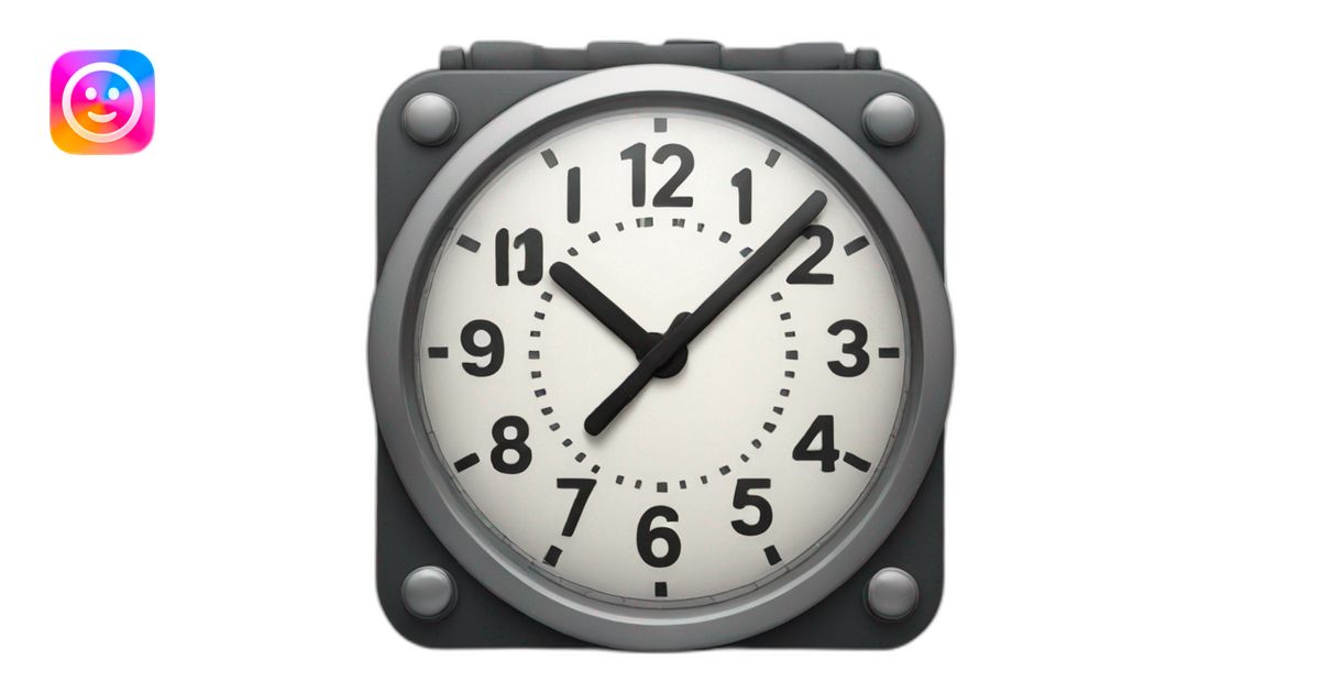 Clock animation emoji | AI Emoji Generator