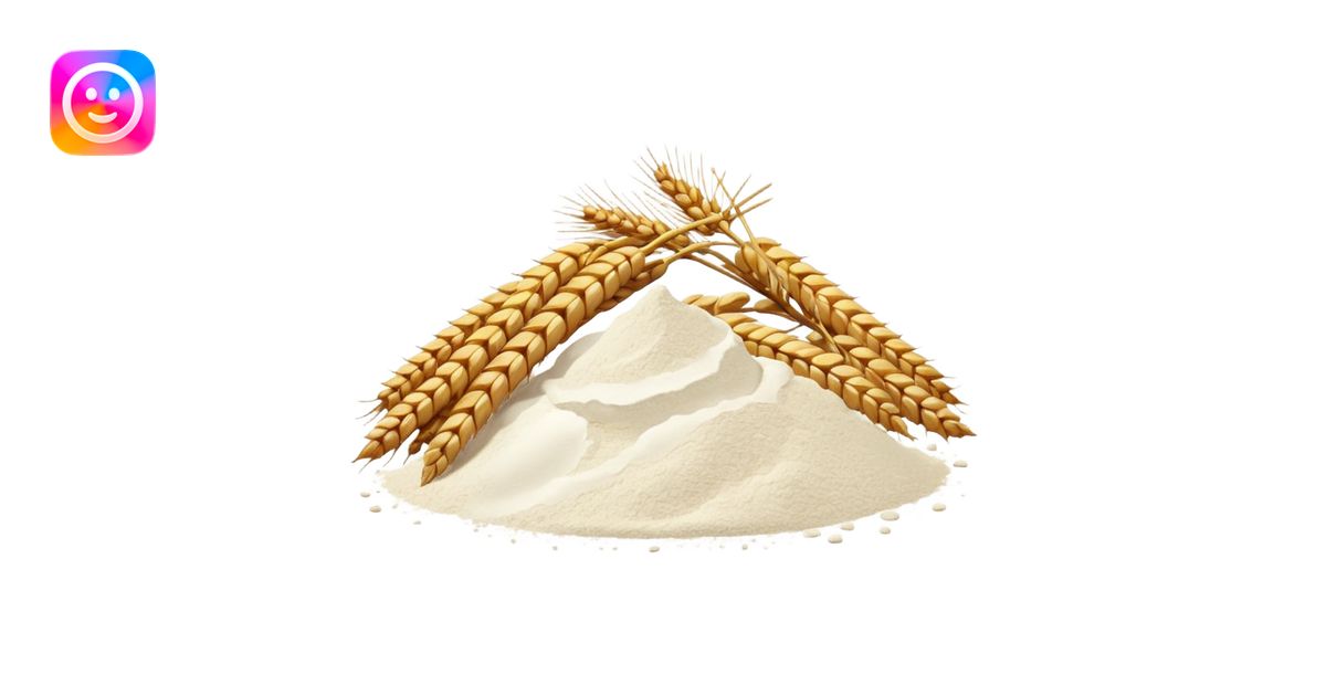 Wheat flour emoji | AI Emoji Generator
