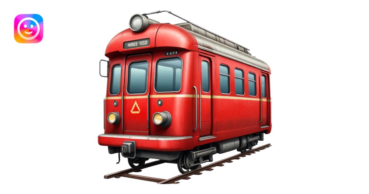 Soviet metro train emoji | AI Emoji Generator
